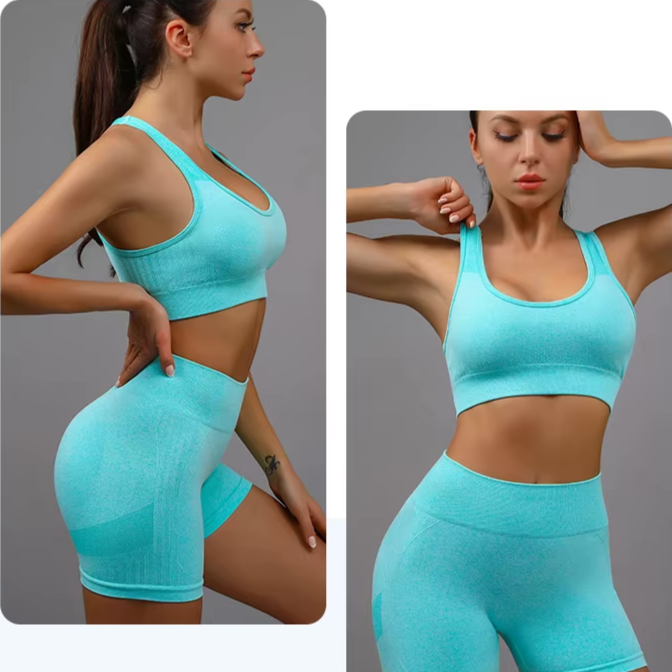 Laura FitGlow Nahtloses Yoga-Set™