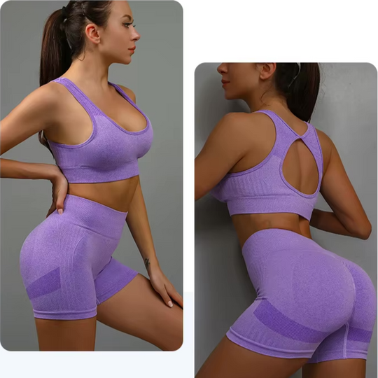 Laura FitGlow Nahtloses Yoga-Set™