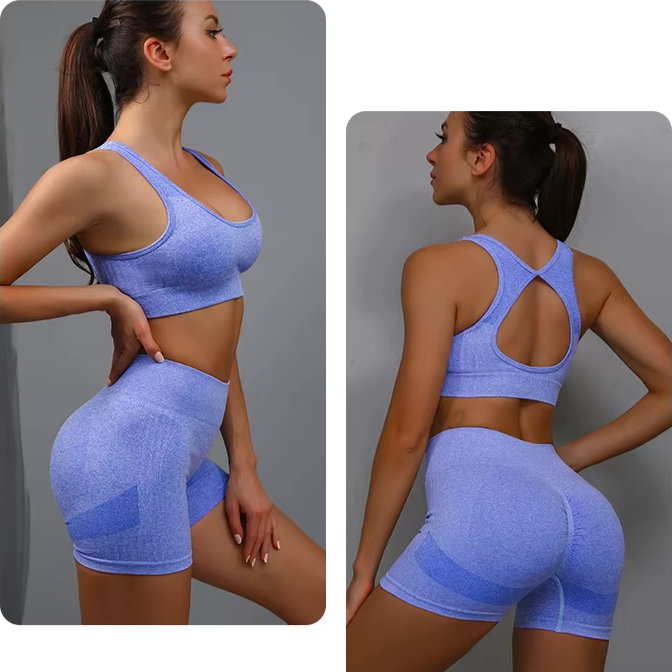 Laura FitGlow Nahtloses Yoga-Set™