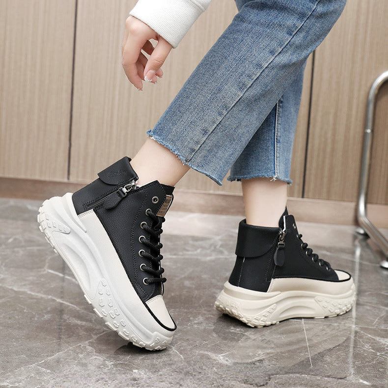 Alana SkyLuxe Sneaker™ - High-Top Damen Plattform-Sneaker