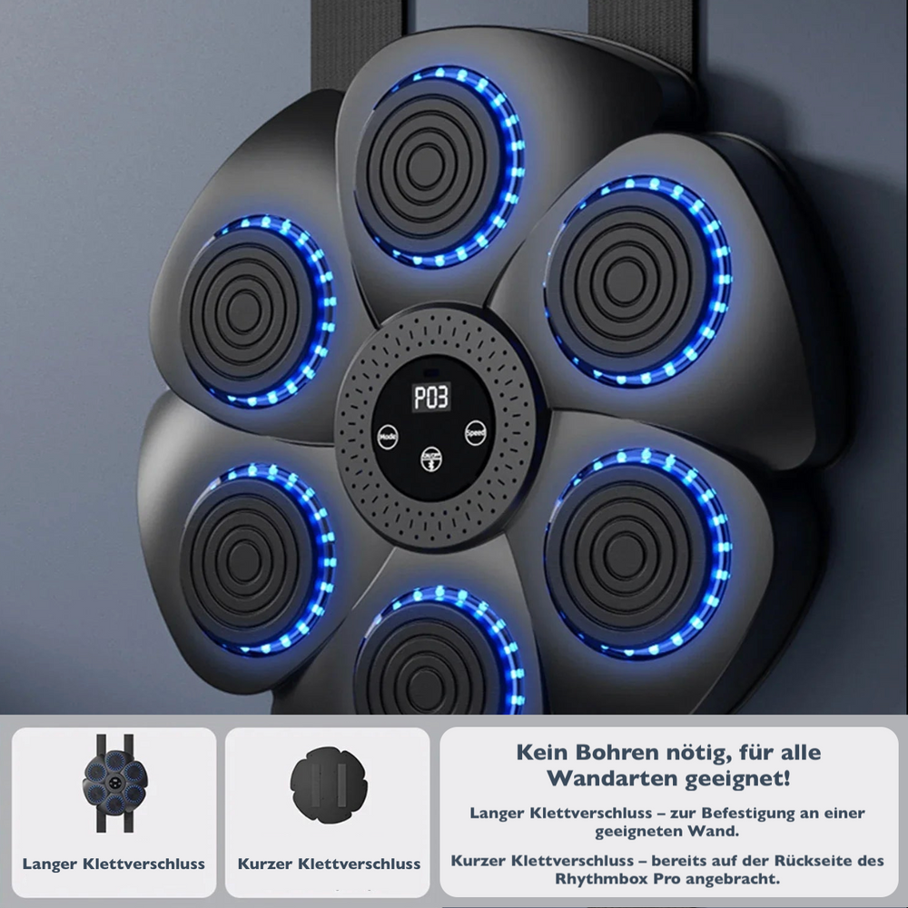 RhythmBox Pro™ (-30%) – Interaktives Box-Workout mit Musik & Licht (Bluetooth)