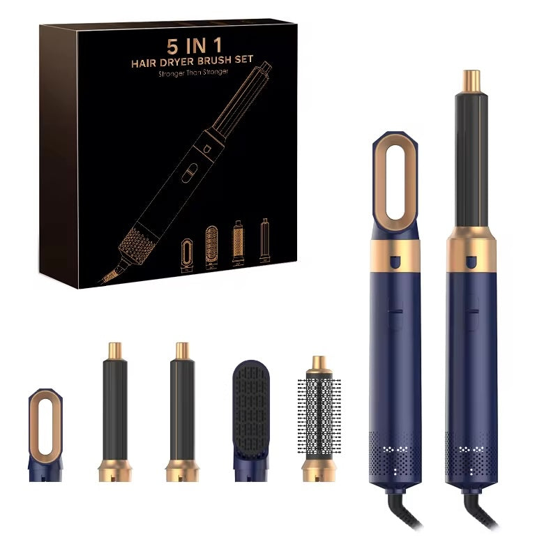 Victoria 5-in-1 Haar Trockner™ | Heißer Kamm Set Professionelle Curling Eisen Haarglätter Styling Werkzeug