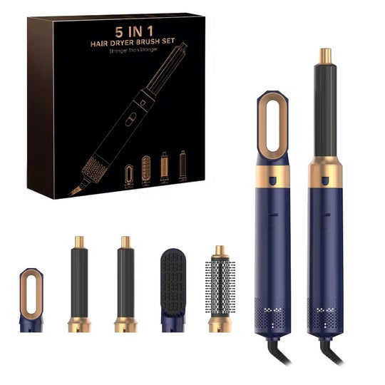 Victoria 5-in-1 Haar Trockner™ | Heißer Kamm Set Professionelle Curling Eisen Haarglätter Styling Werkzeug