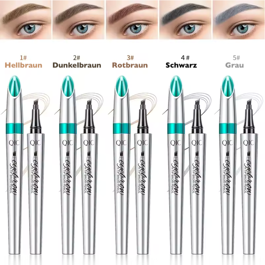 3D-Augenbrauenstift™ - 5 Verschiedene Farben, Wasserfest & Langlebig