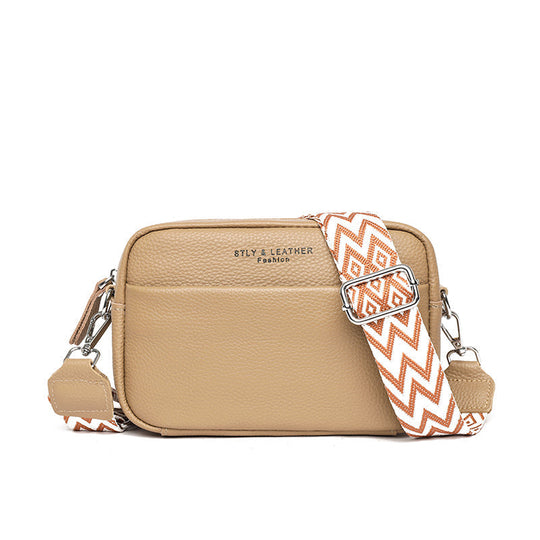 Abigail Echtleder-Schultertasche™ (-30%) - aus hochwertigem Kalbsleder mit komfortablem, breitem Riemen