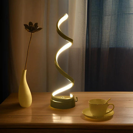Sabrina Spiral Tischlampe™ Die modische Innenleuchte des Jahres 2025