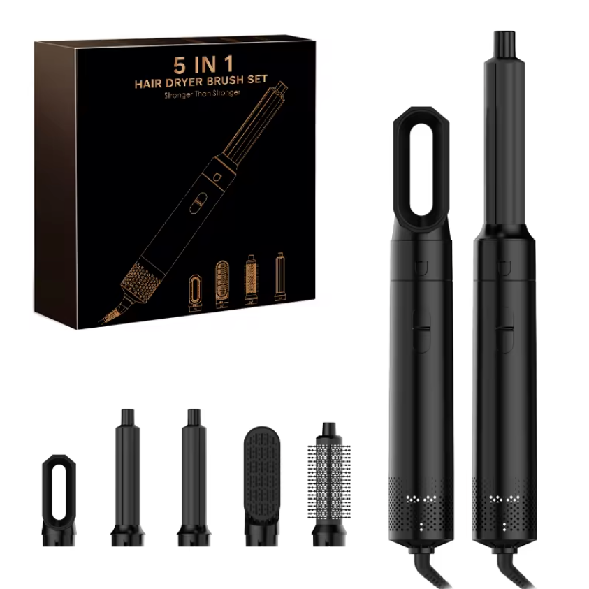 Victoria 5-in-1 Haar Trockner™ | Heißer Kamm Set Professionelle Curling Eisen Haarglätter Styling Werkzeug