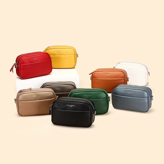 Abigail Echtleder-Schultertasche™ (-30%) - aus hochwertigem Kalbsleder mit komfortablem, breitem Riemen